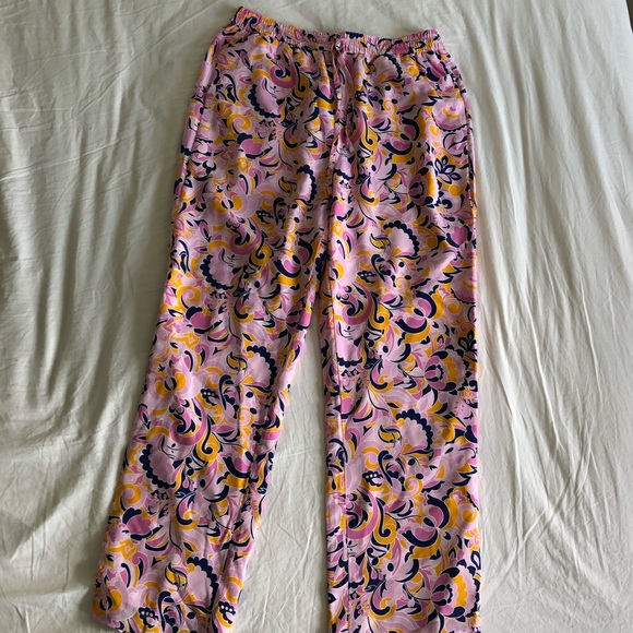 J.Crew pull-on silk pant in paisley swirl 6 - Picture 3 of 8